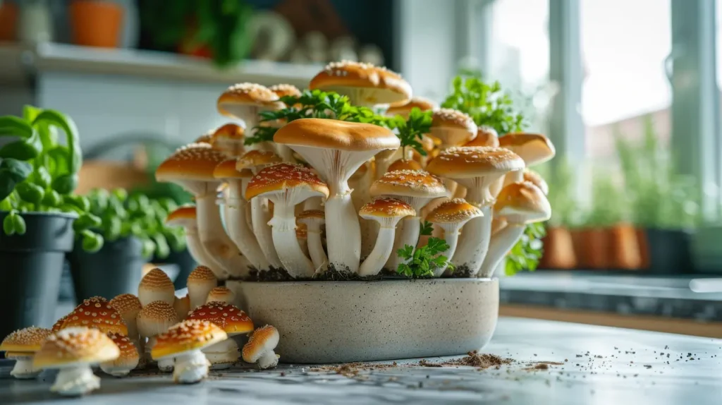 Growing Mushroom in the Kitchen 